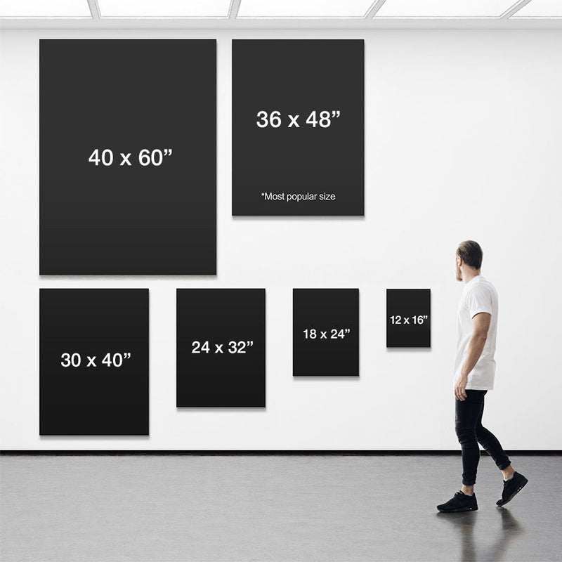 Portrait orientation size guide