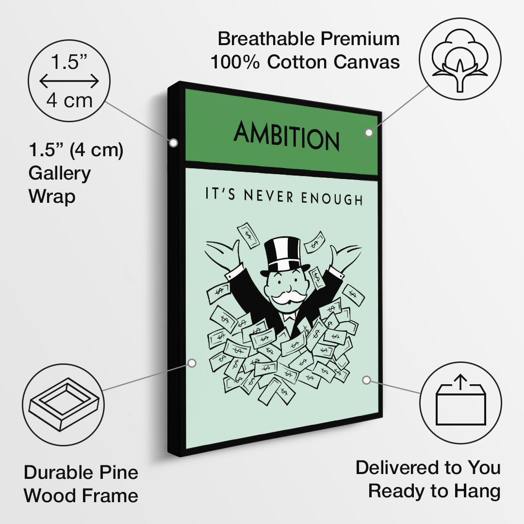 Ambition canvas art