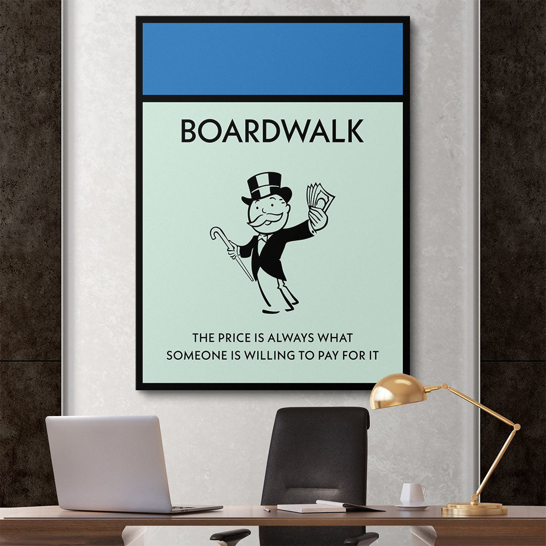 Boardwalk canvas art