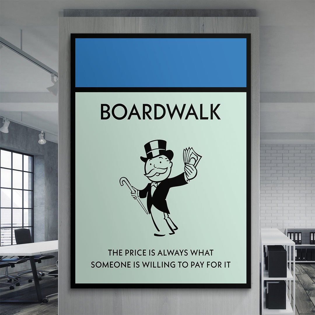 Boardwalk canvas art