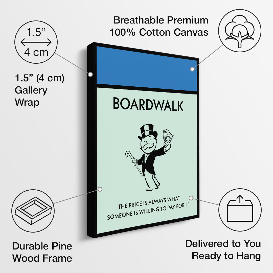 Boardwalk canvas art