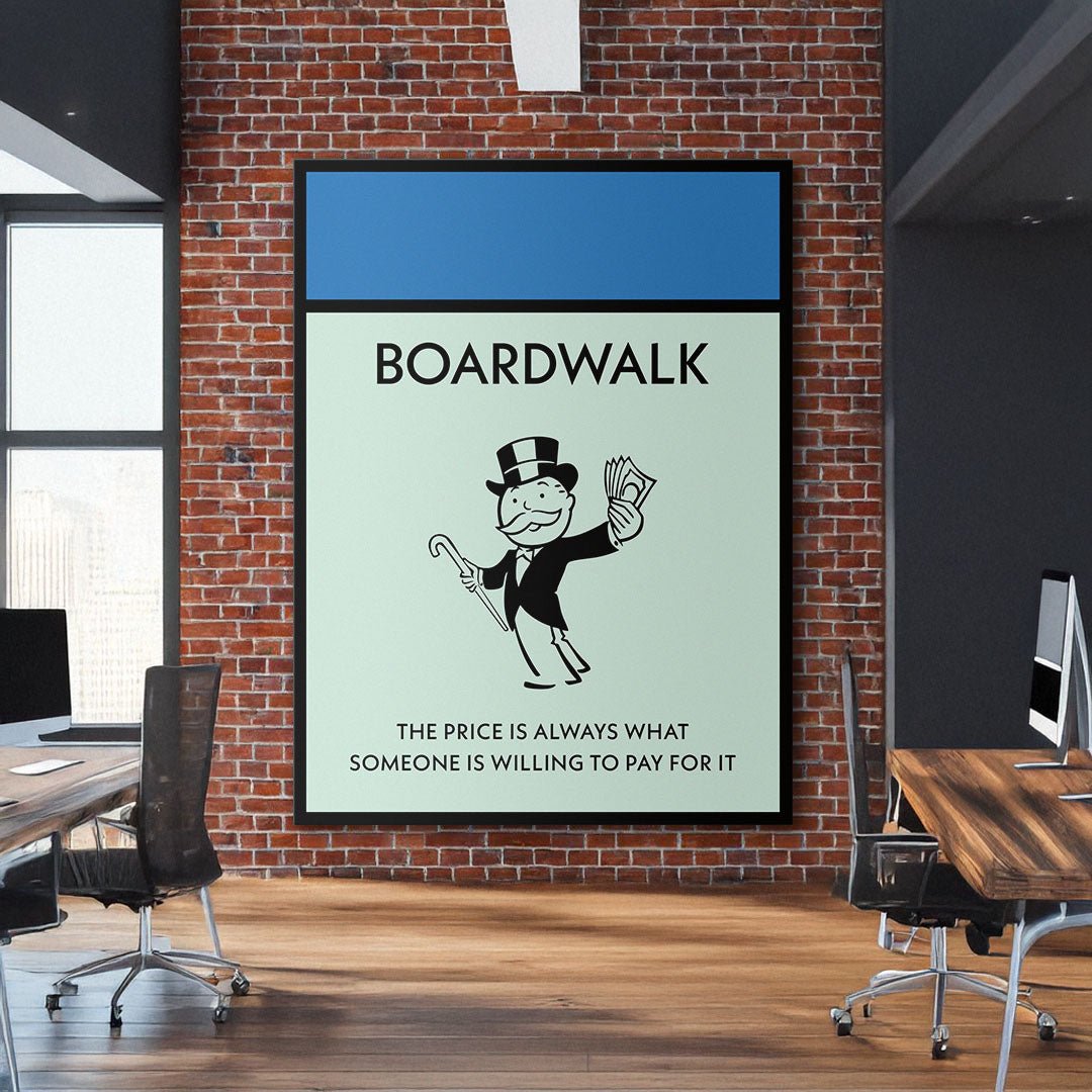 Boardwalk canvas art