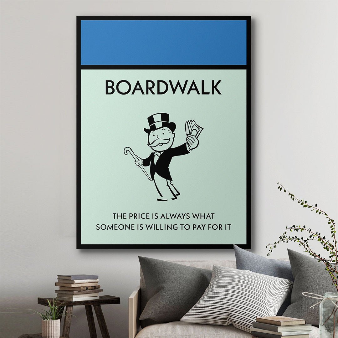 Boardwalk canvas art