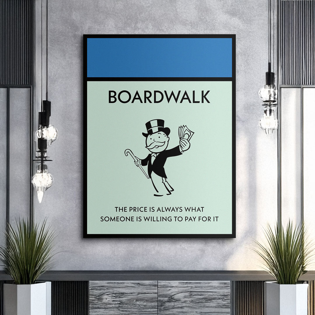 Boardwalk canvas art