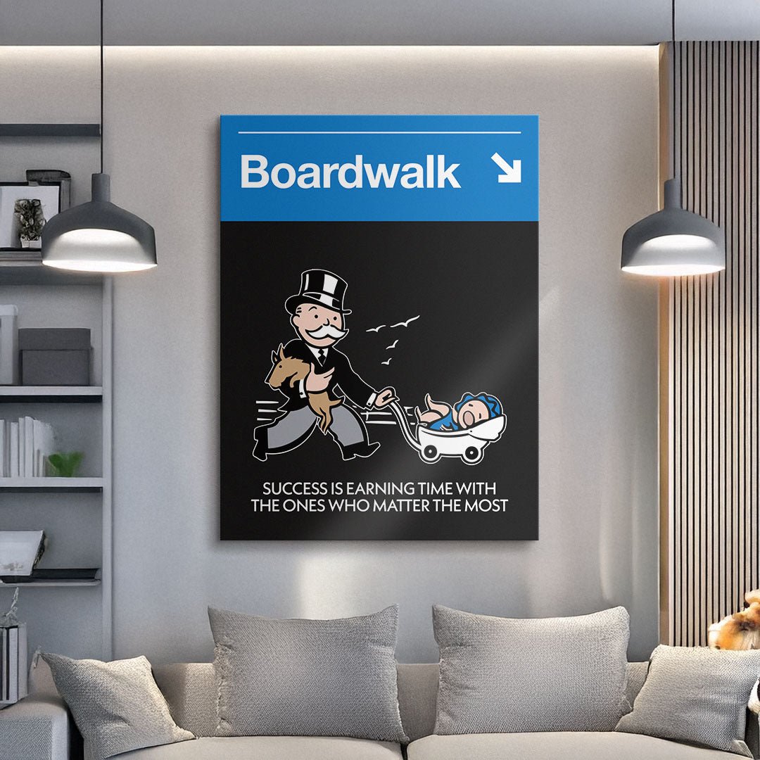 Boardwalk Sign canvas art