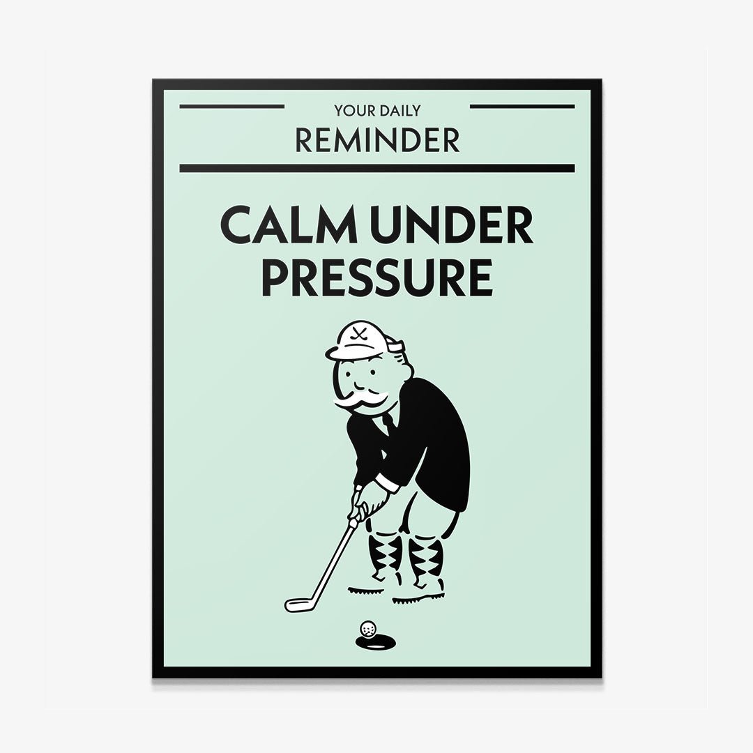 Calm Under Pressure canvas art