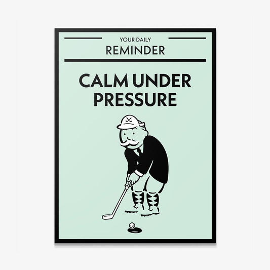 Calm Under Pressure canvas art