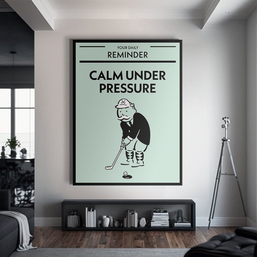 Calm Under Pressure canvas art