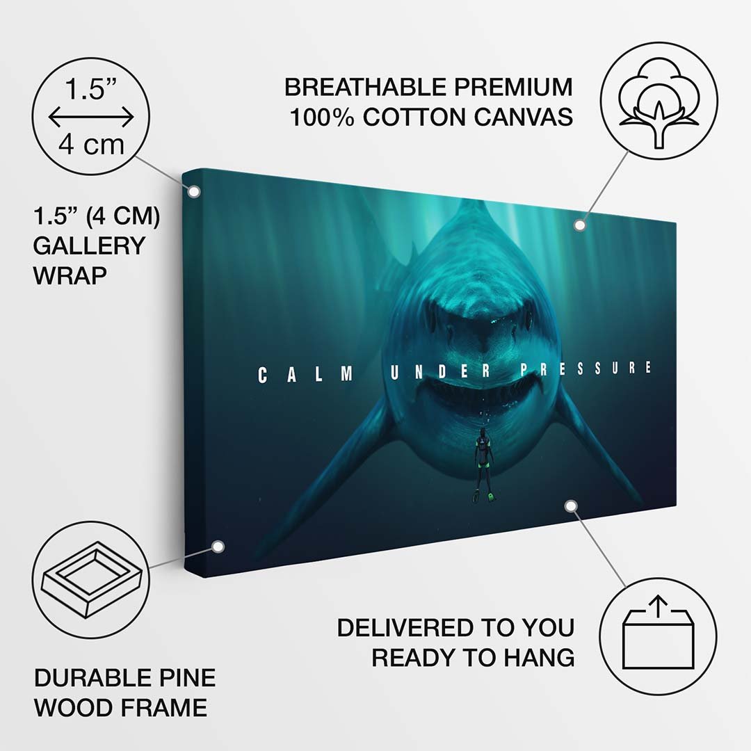 Calm Under Pressure canvas art