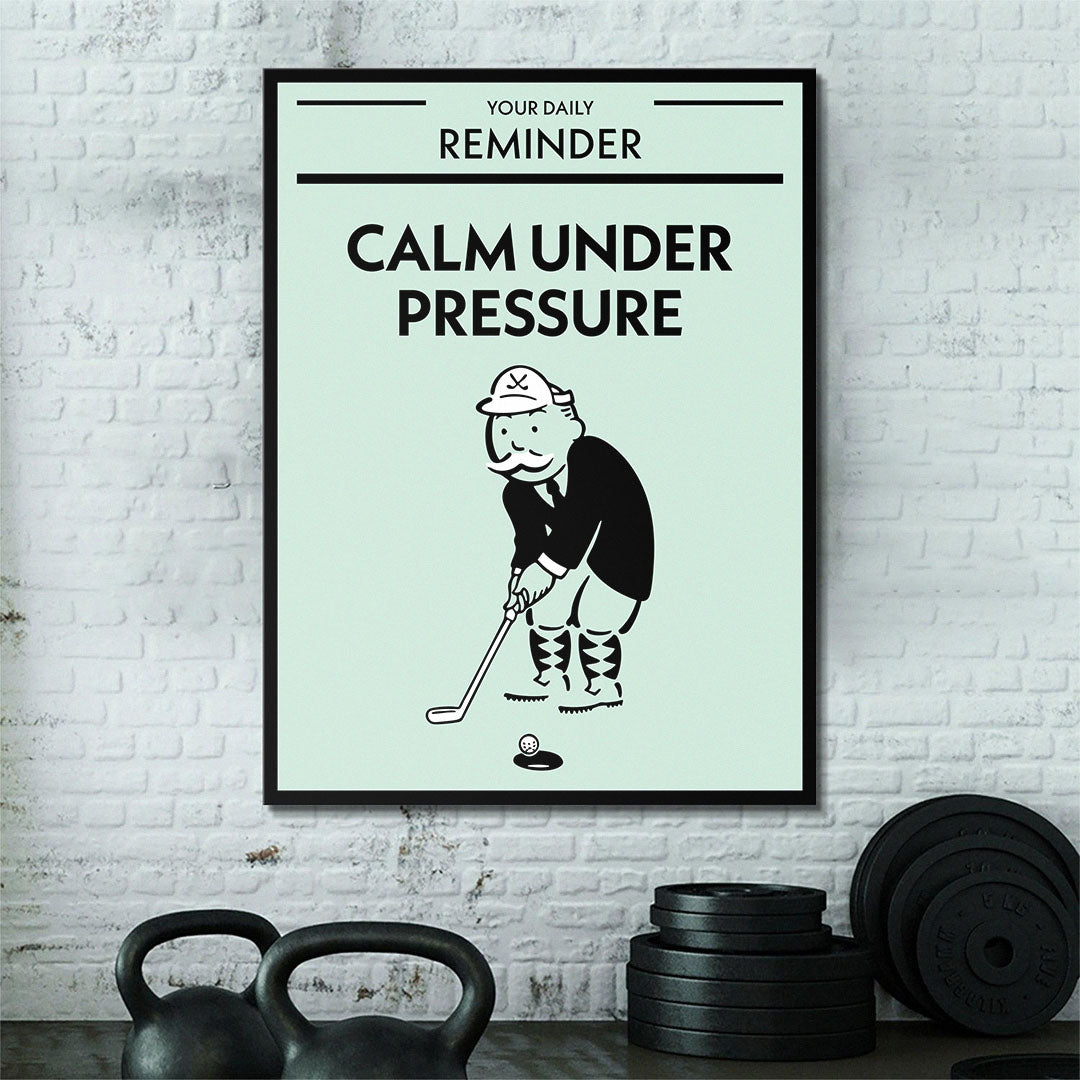 Calm Under Pressure canvas art