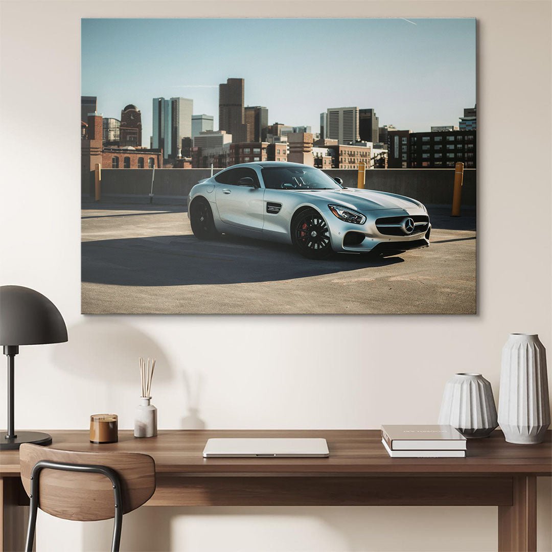 City Torque canvas wall art