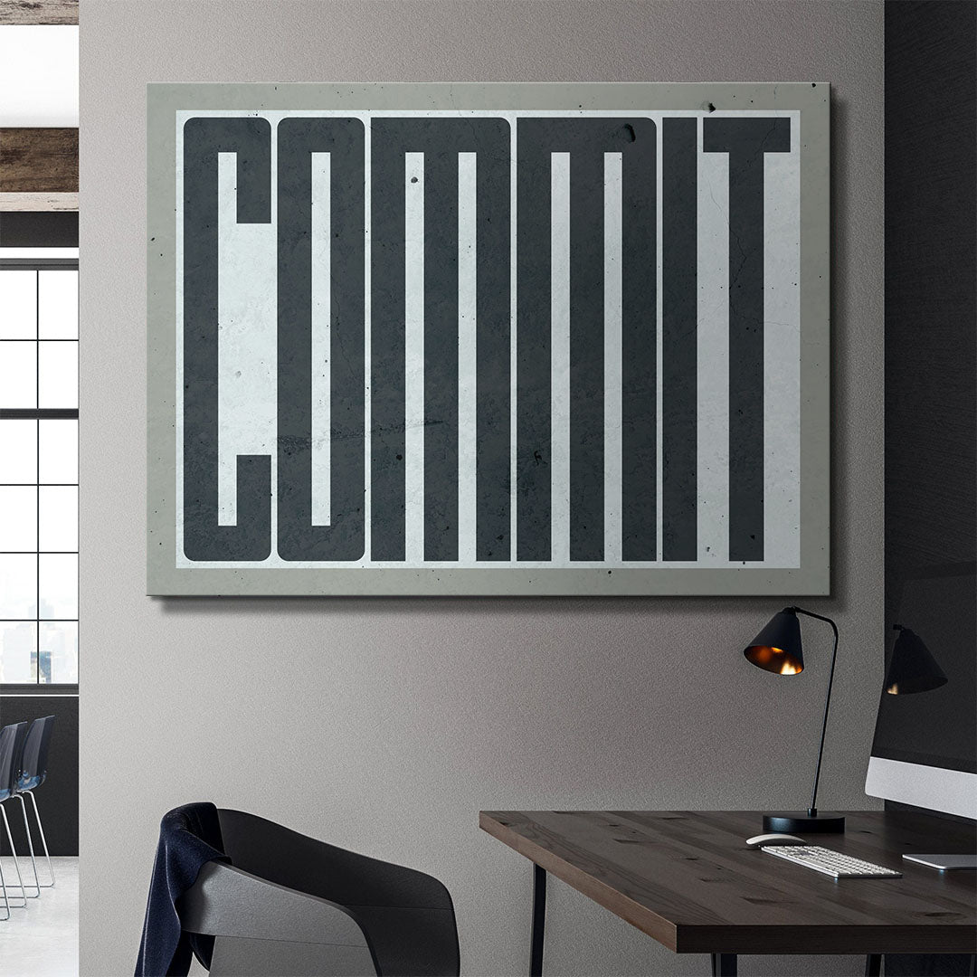 Commit canvas art