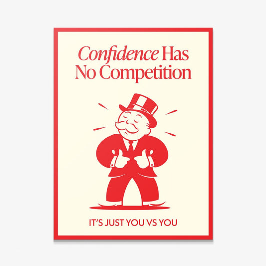 Confidence & Competition canvas art