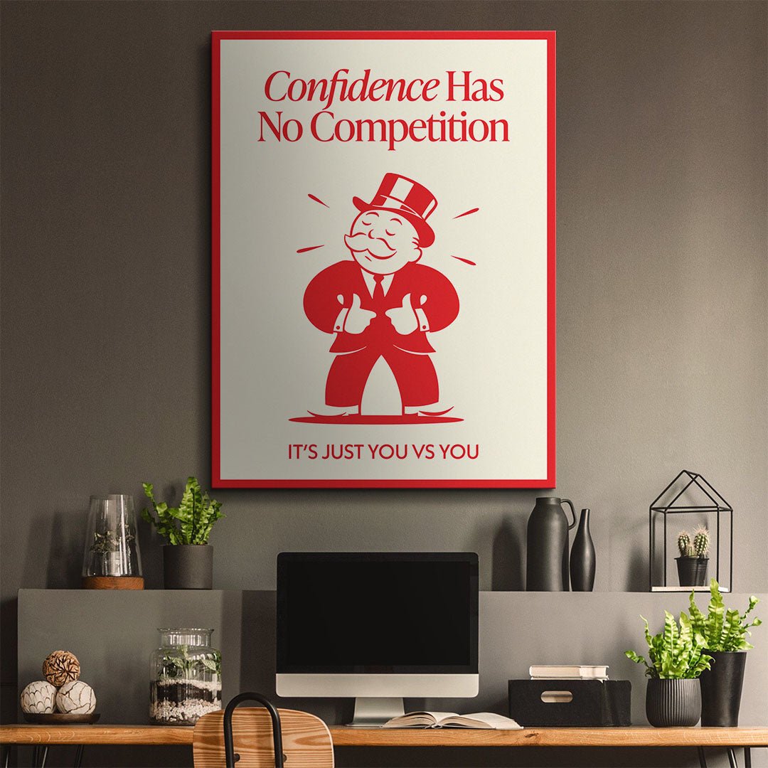 Confidence & Competition canvas art