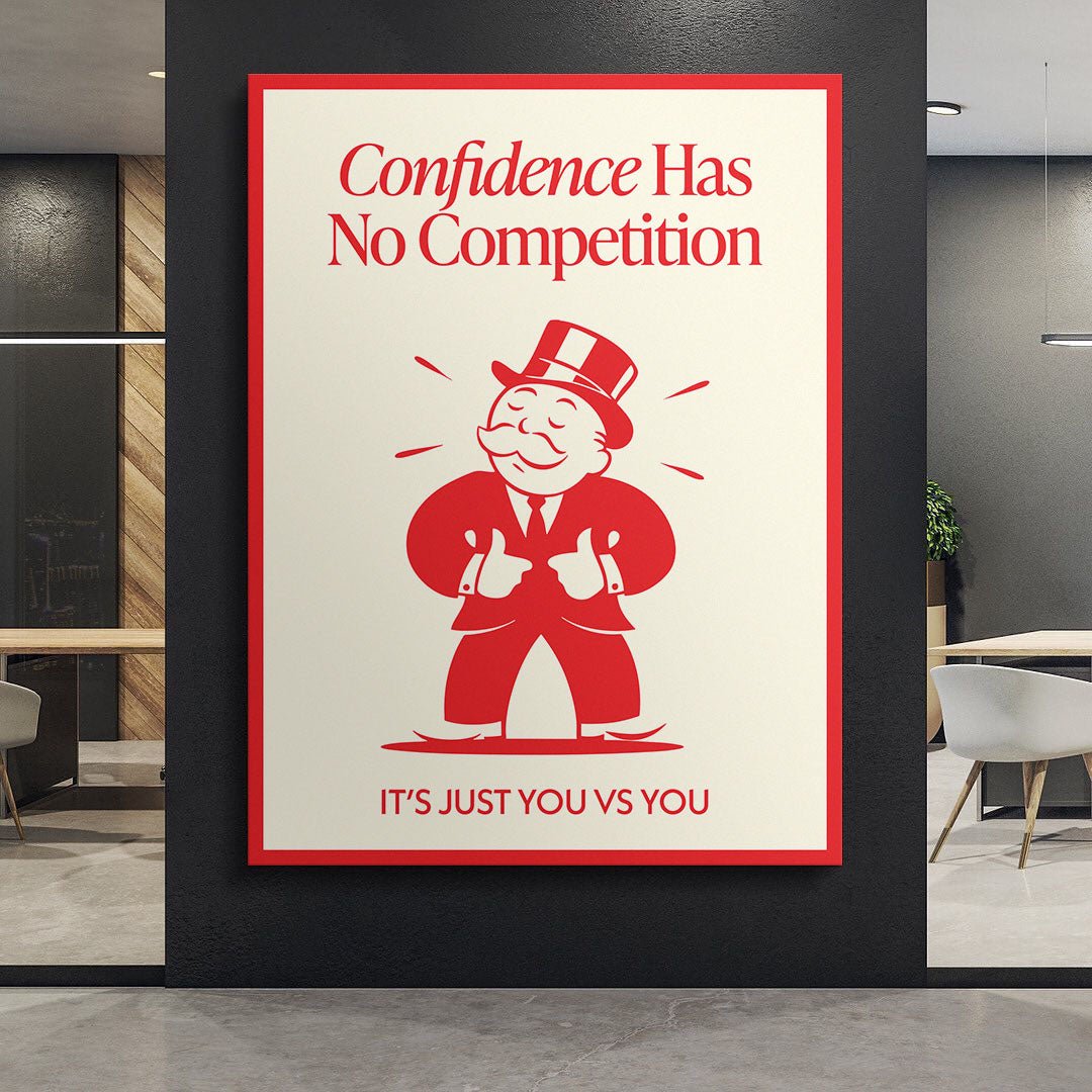 Confidence & Competition canvas art