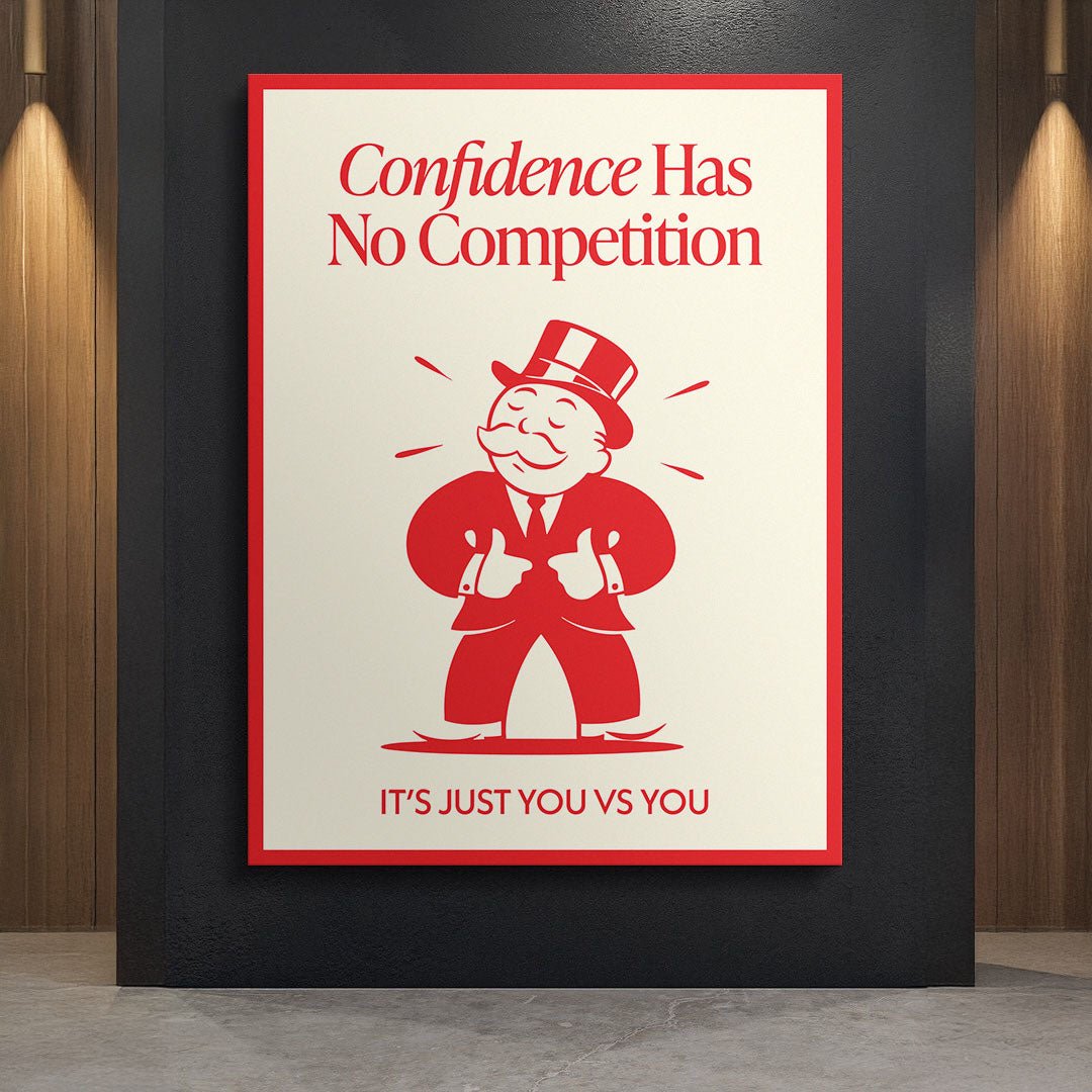 Confidence & Competition canvas art
