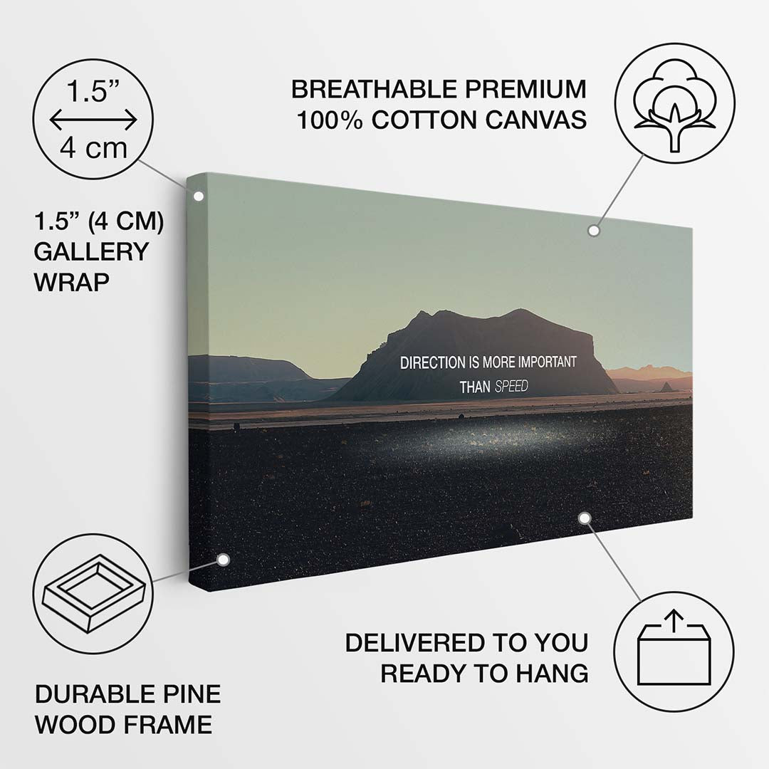 Direction canvas art
