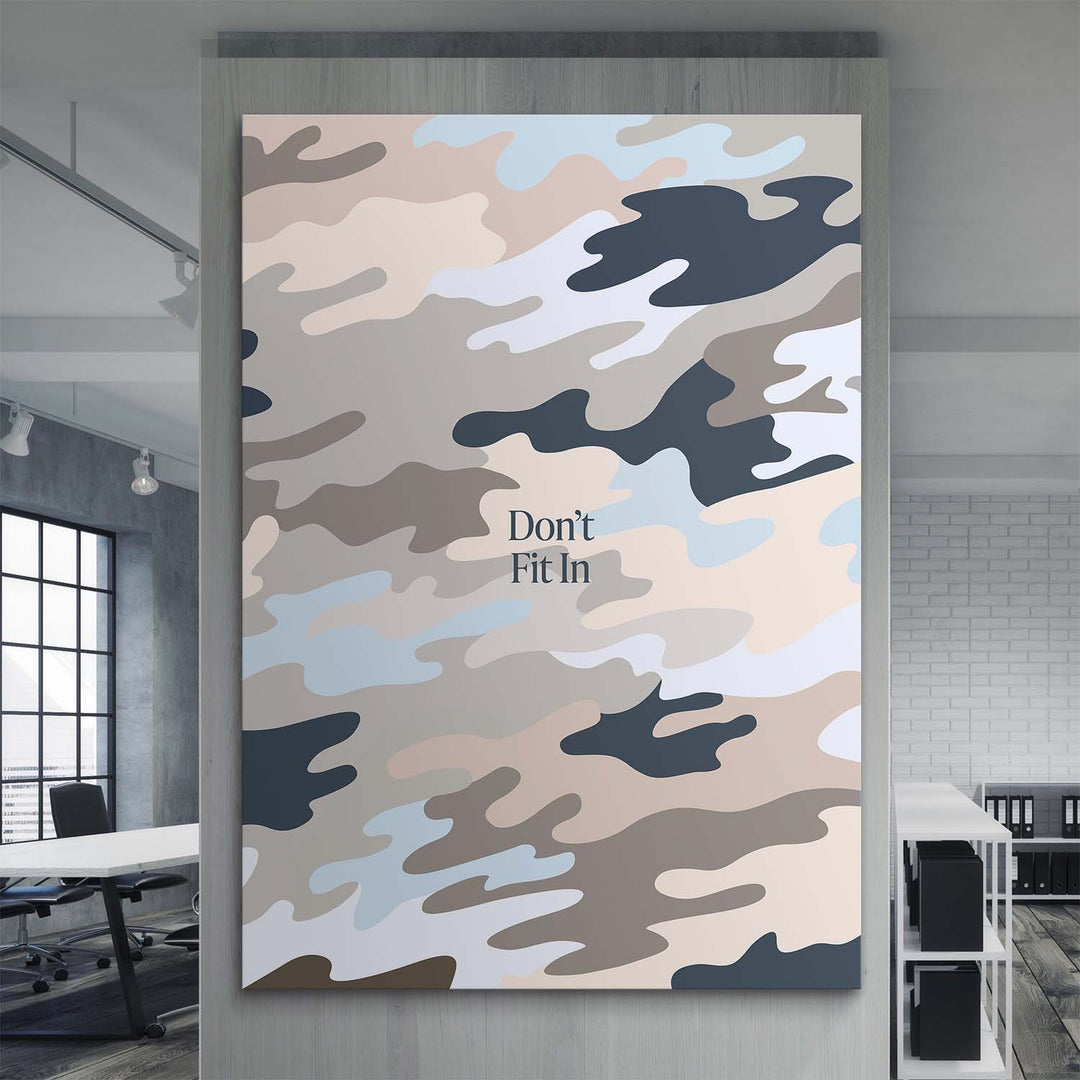 Don't Fit In canvas art