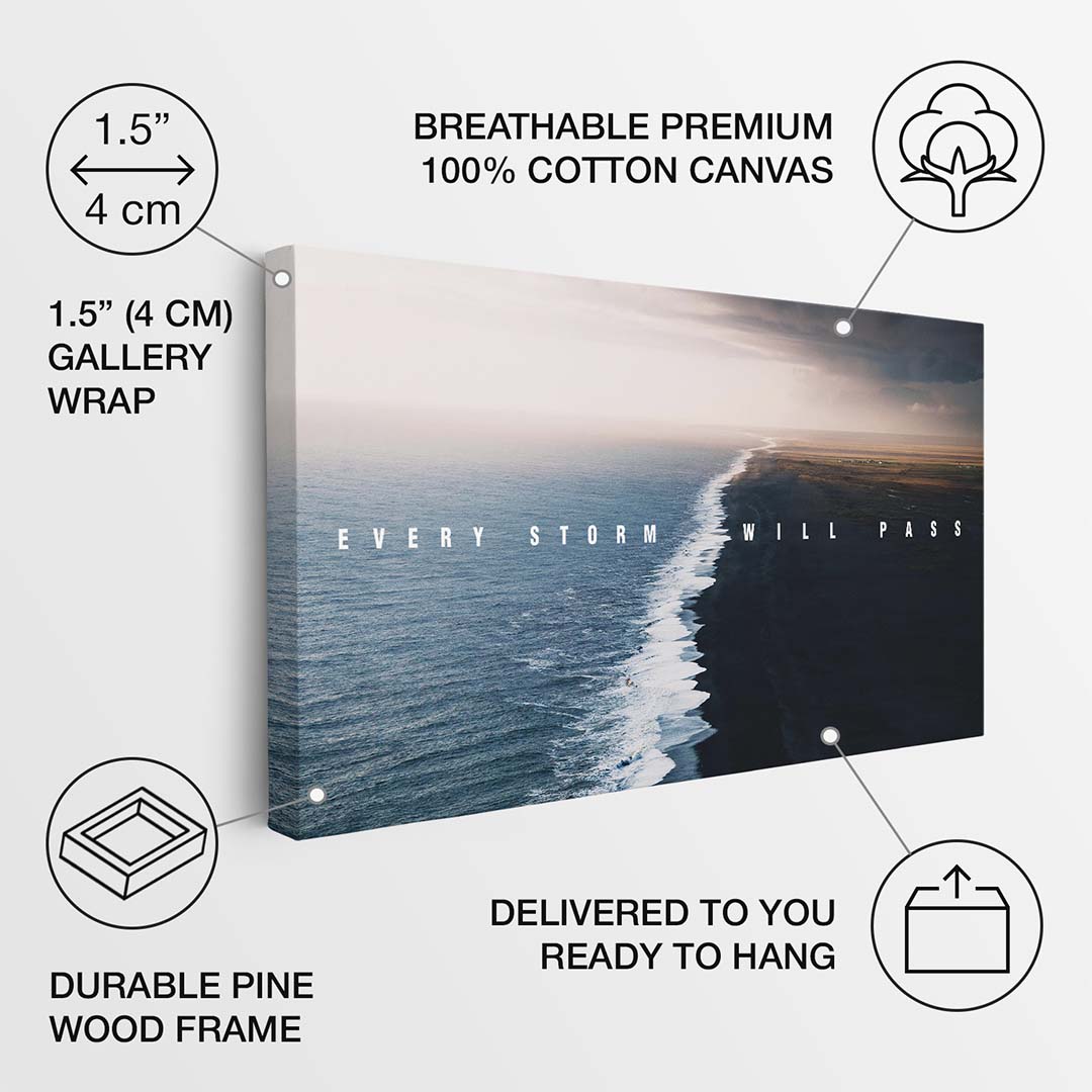 Every Storm Will Pass canvas art