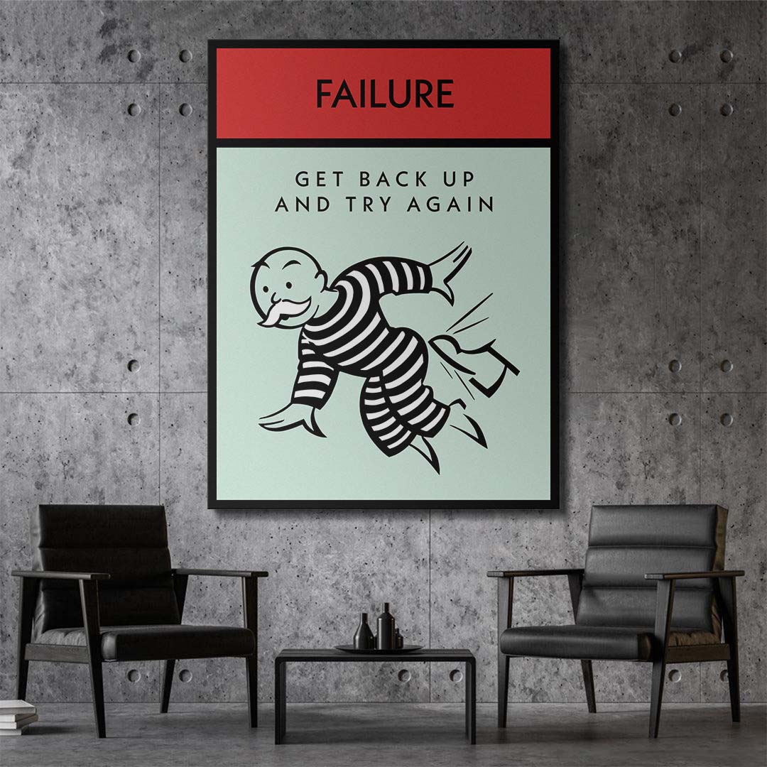 Failure canvas art