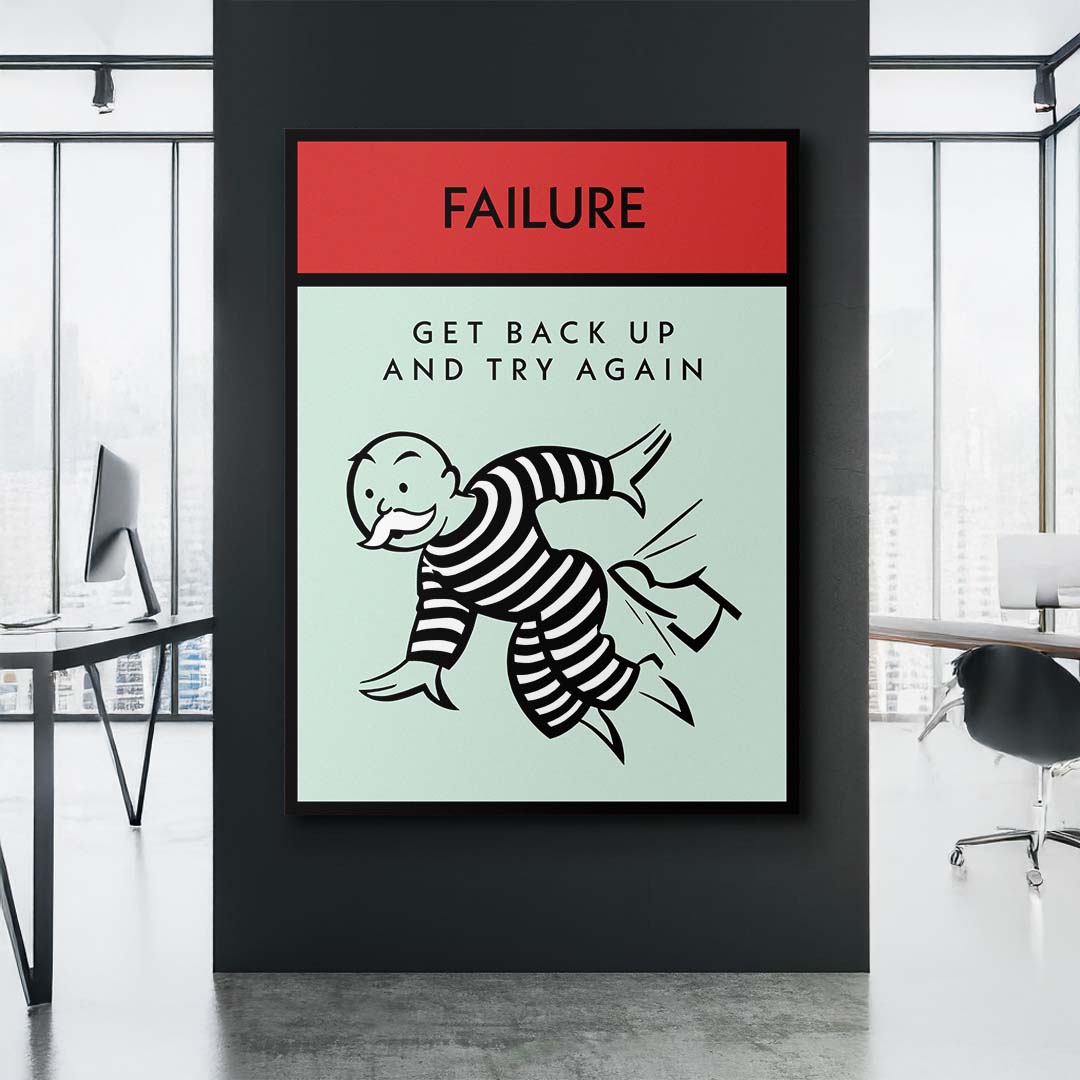 Failure canvas art