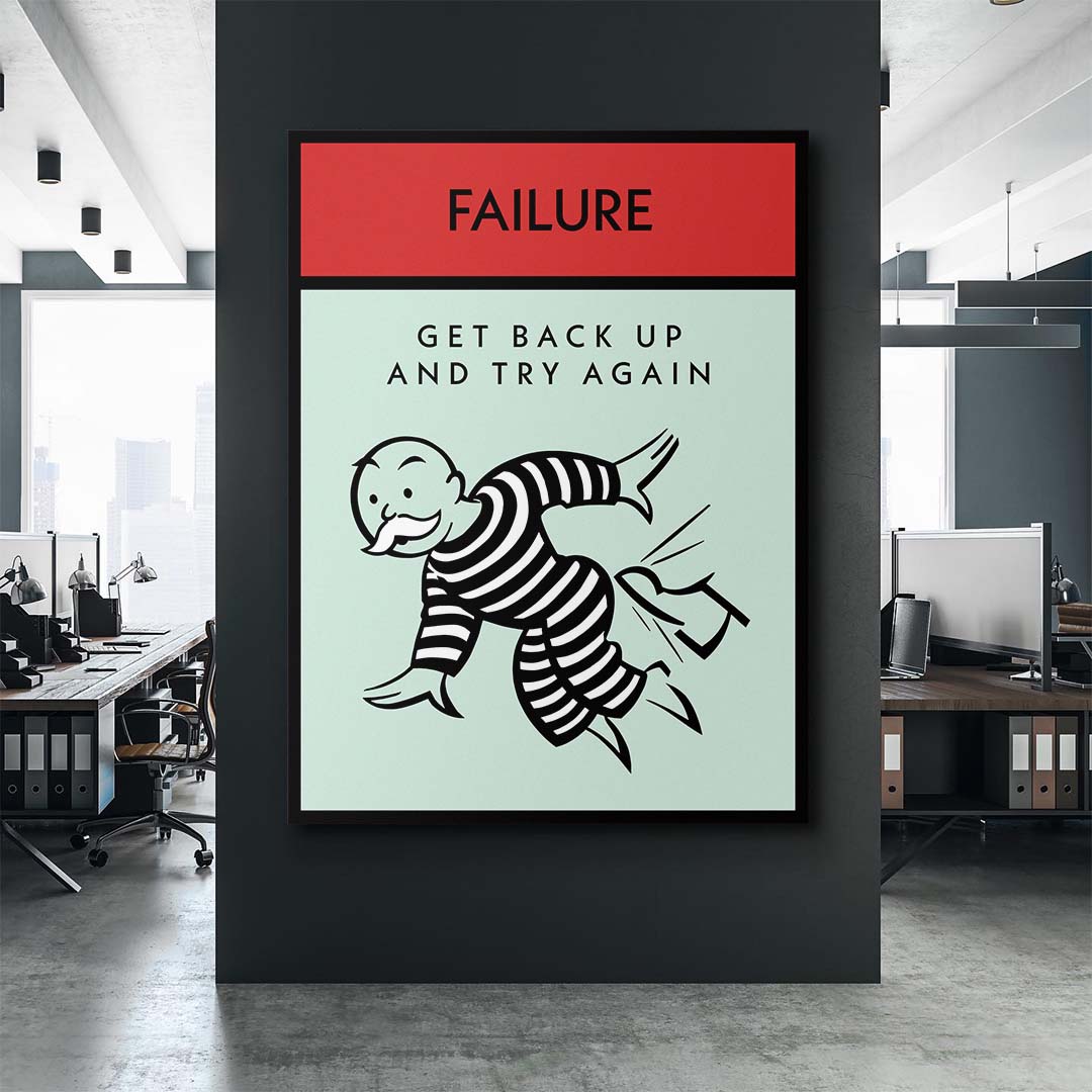 Failure canvas art