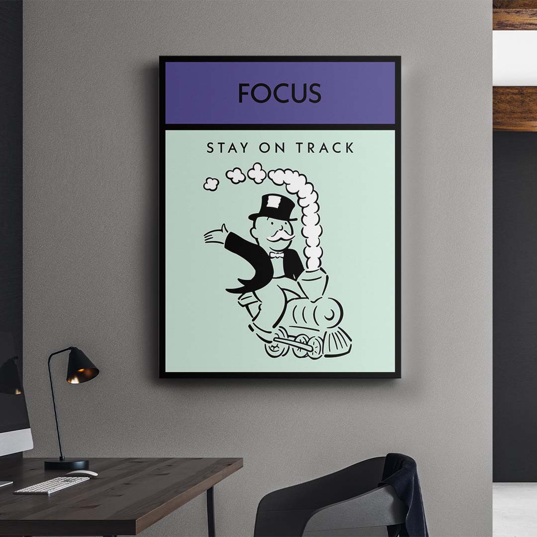 Focus canvas art