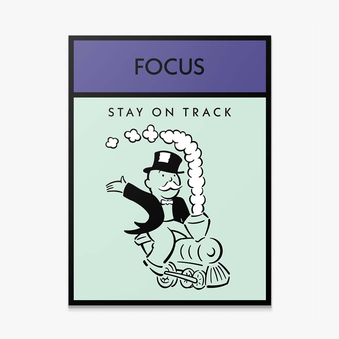 Focus canvas art