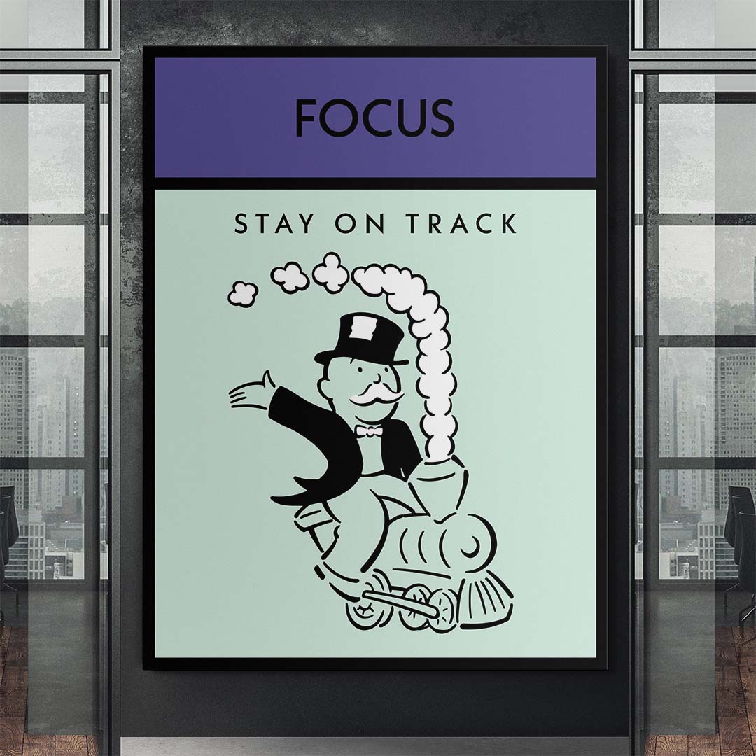 Focus canvas art
