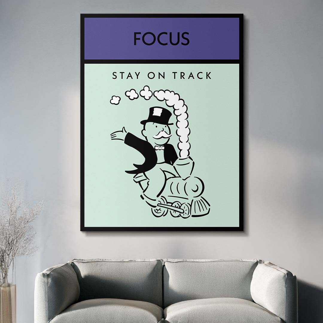 Focus canvas art