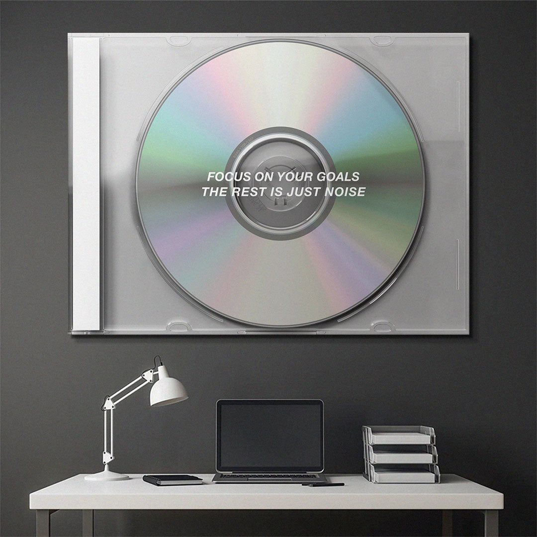 Focus On Your Goals canvas wall art