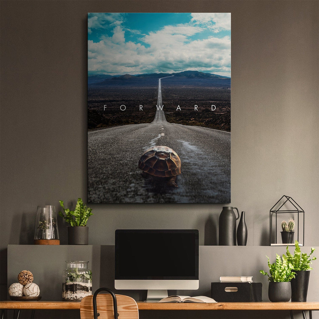 Forward canvas wall art