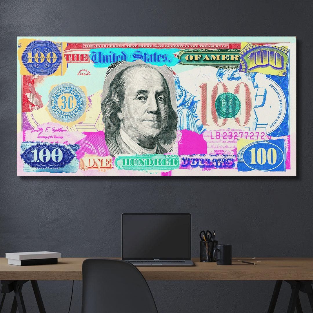 Franklin in Color canvas art
