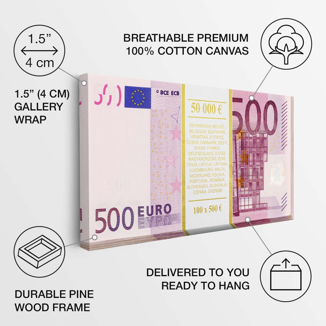 Gold Stack (Euro Edition) canvas art