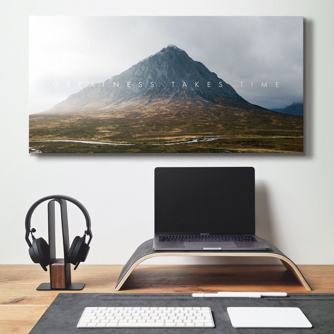 Greatness Takes Time canvas art