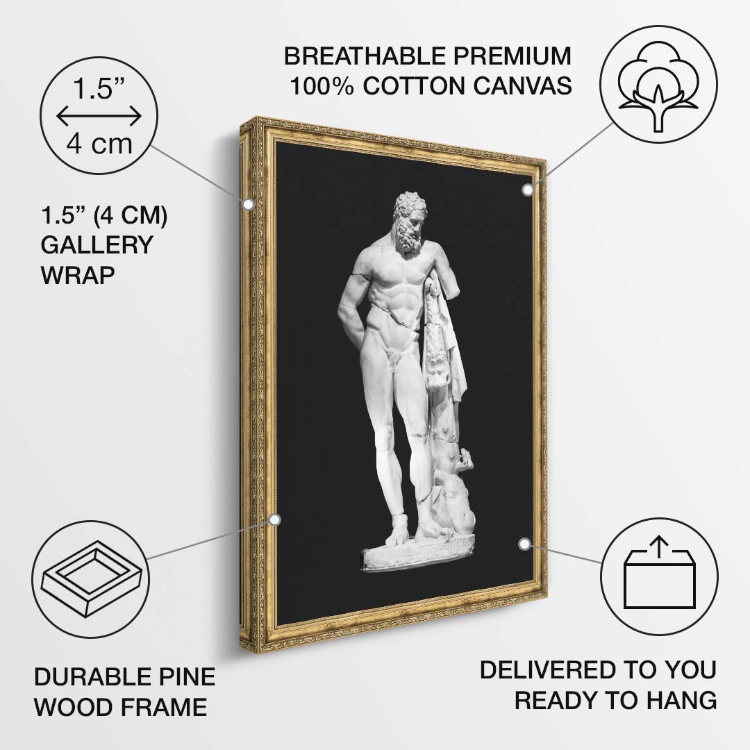 Heracles - Built Different canvas art