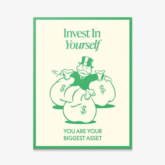 Invest In Yourself canvas art