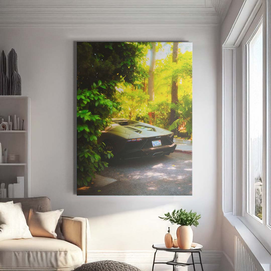 Jungle Aventador canvas art