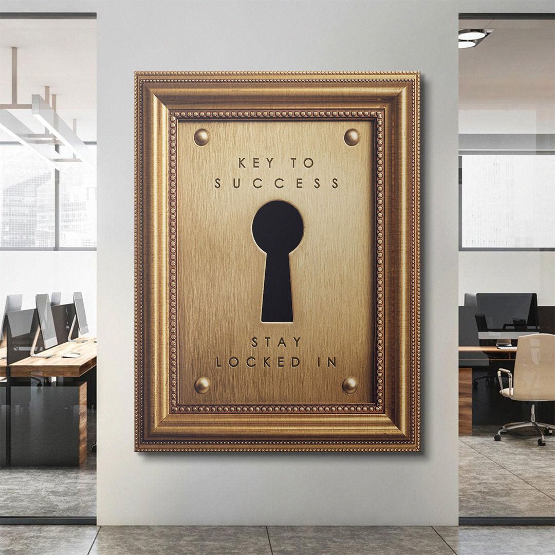 Key To Success canvas wall art