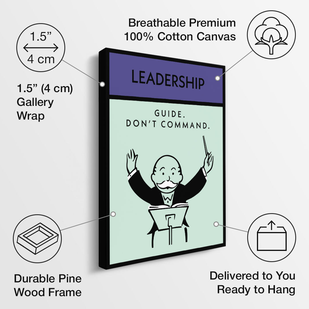 Leadership canvas art