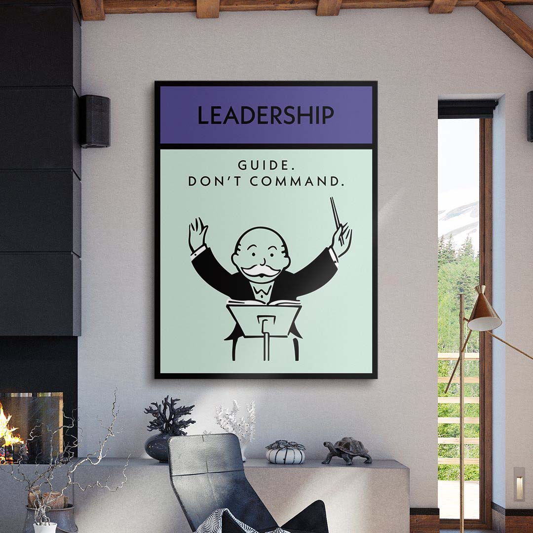 Leadership canvas art