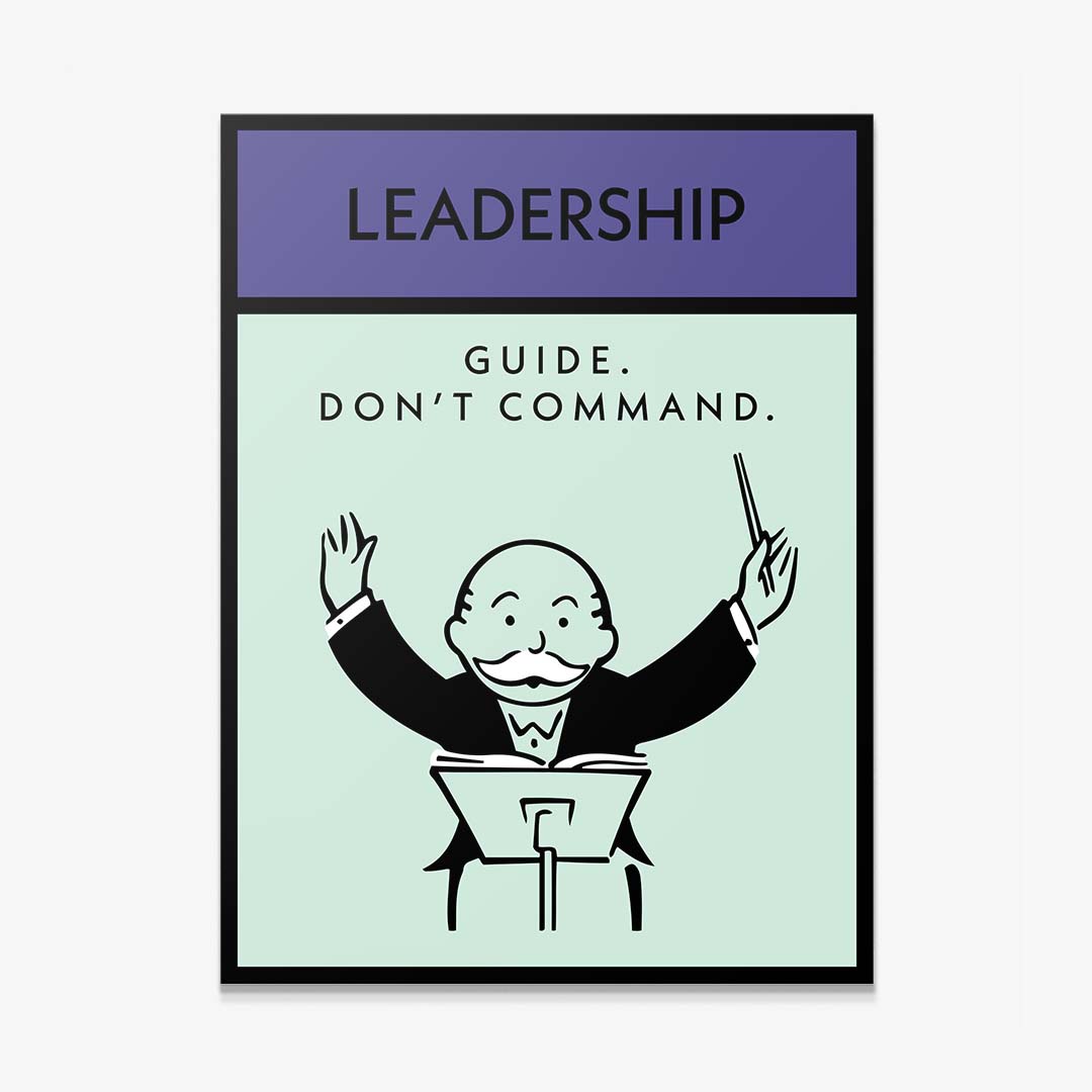 Leadership canvas art