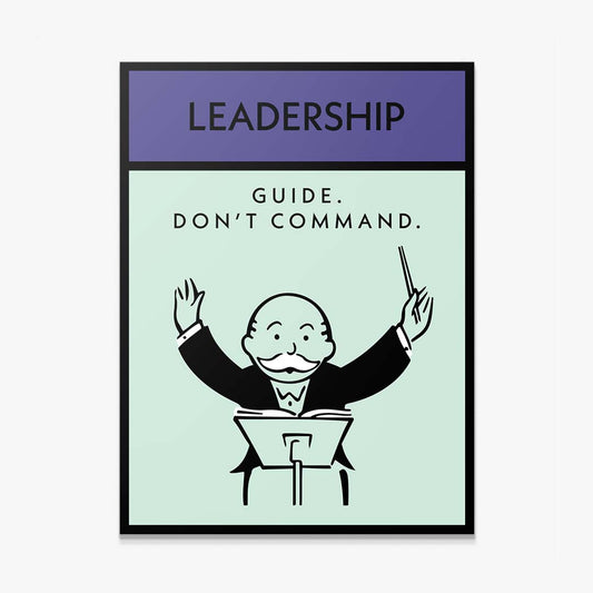 Leadership canvas art