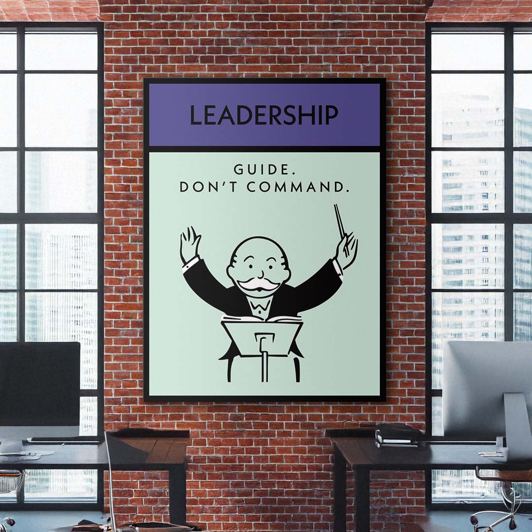 Leadership canvas art