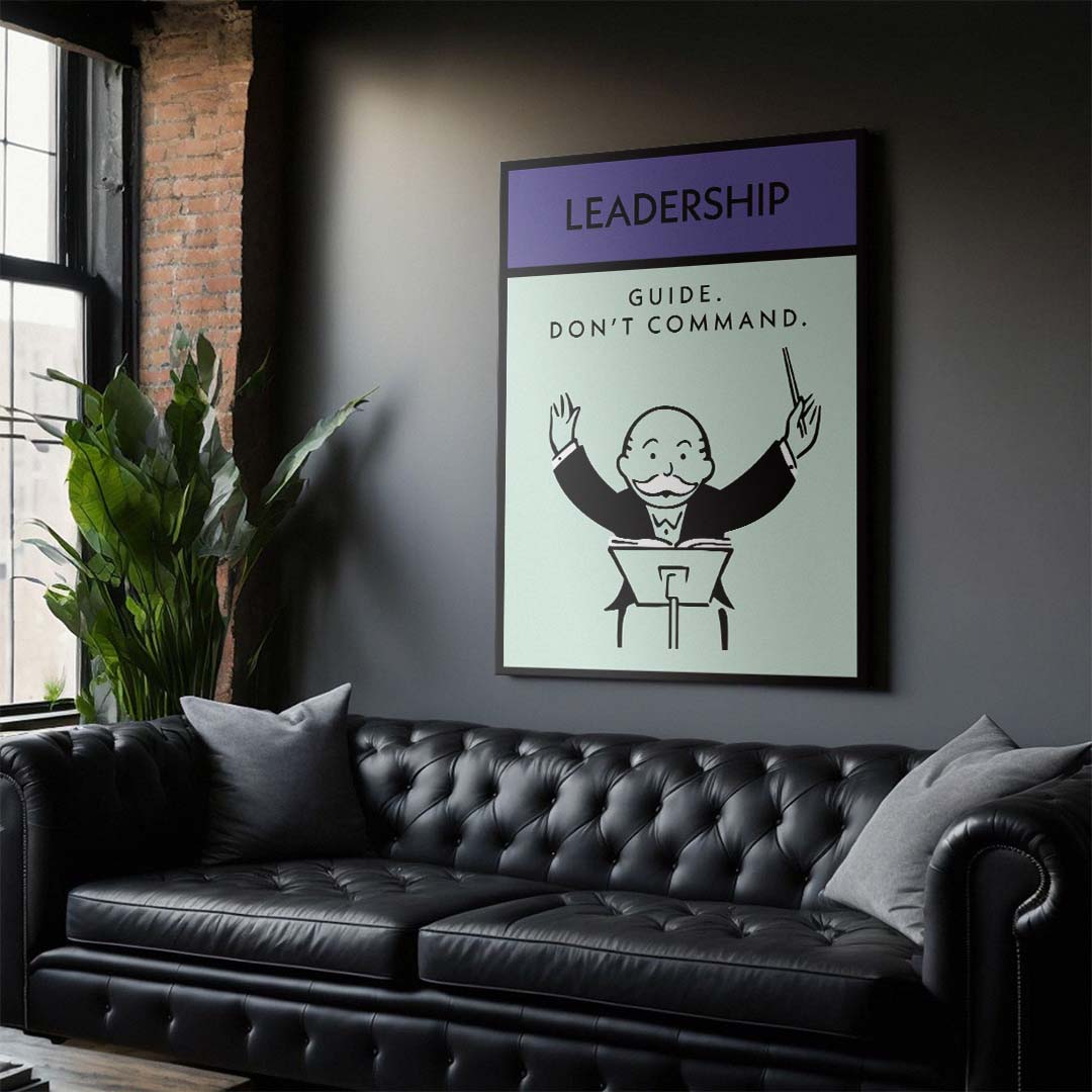 Leadership canvas art