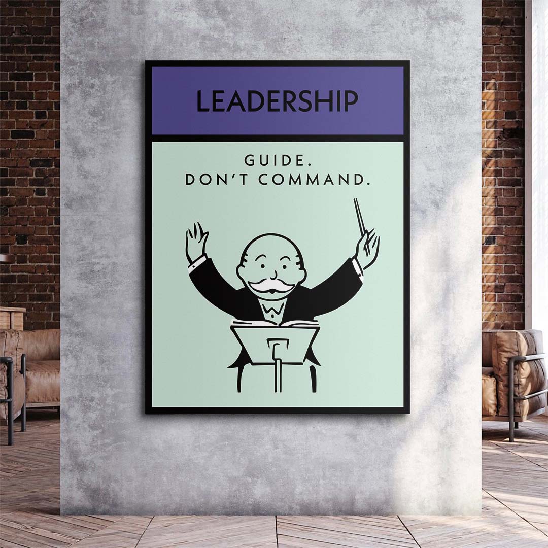 Leadership canvas art