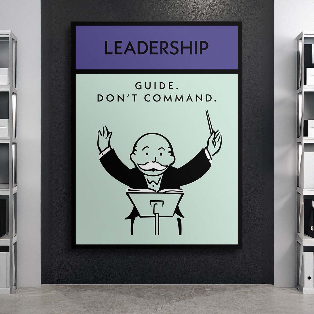 Leadership canvas art
