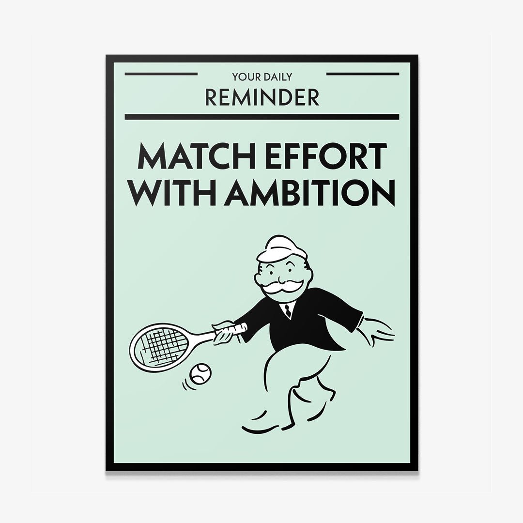 Match Effort With Ambition canvas art