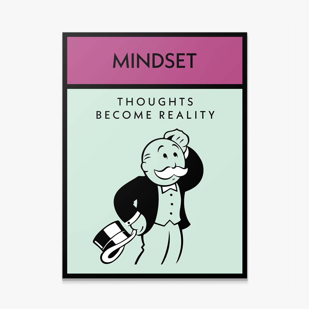 Mindset canvas art