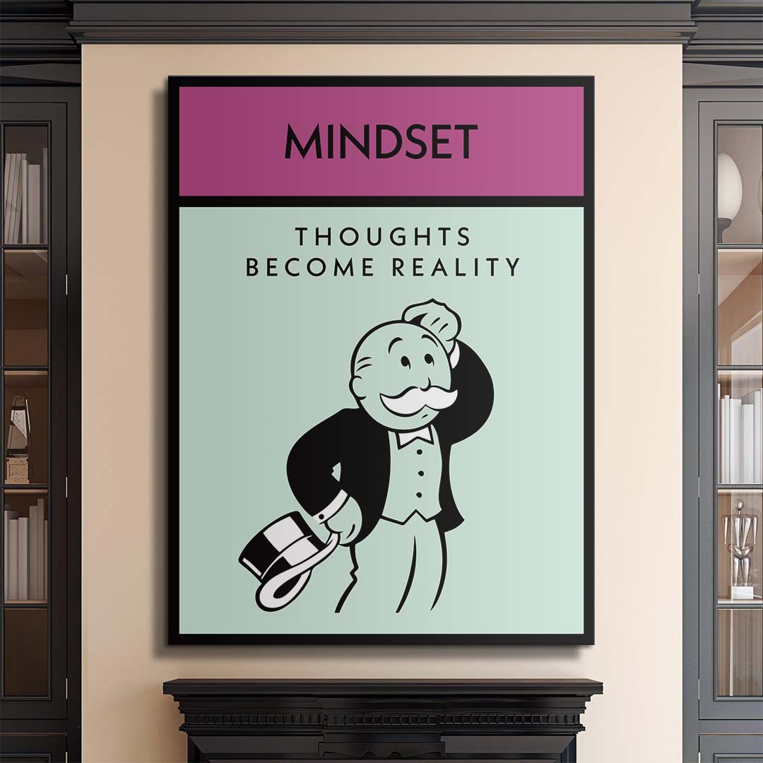 Mindset canvas art